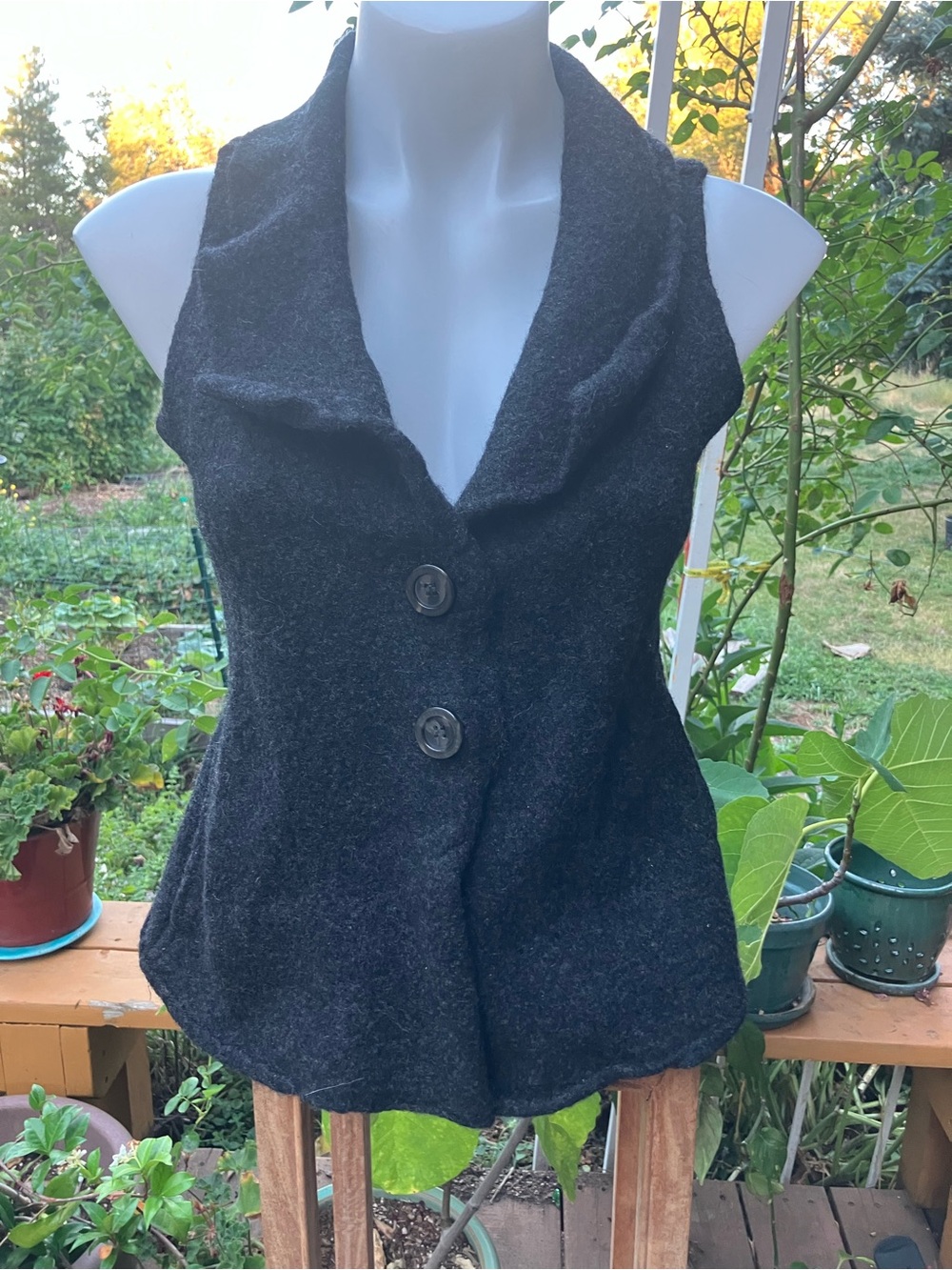 Wool vest from Cut Loose M